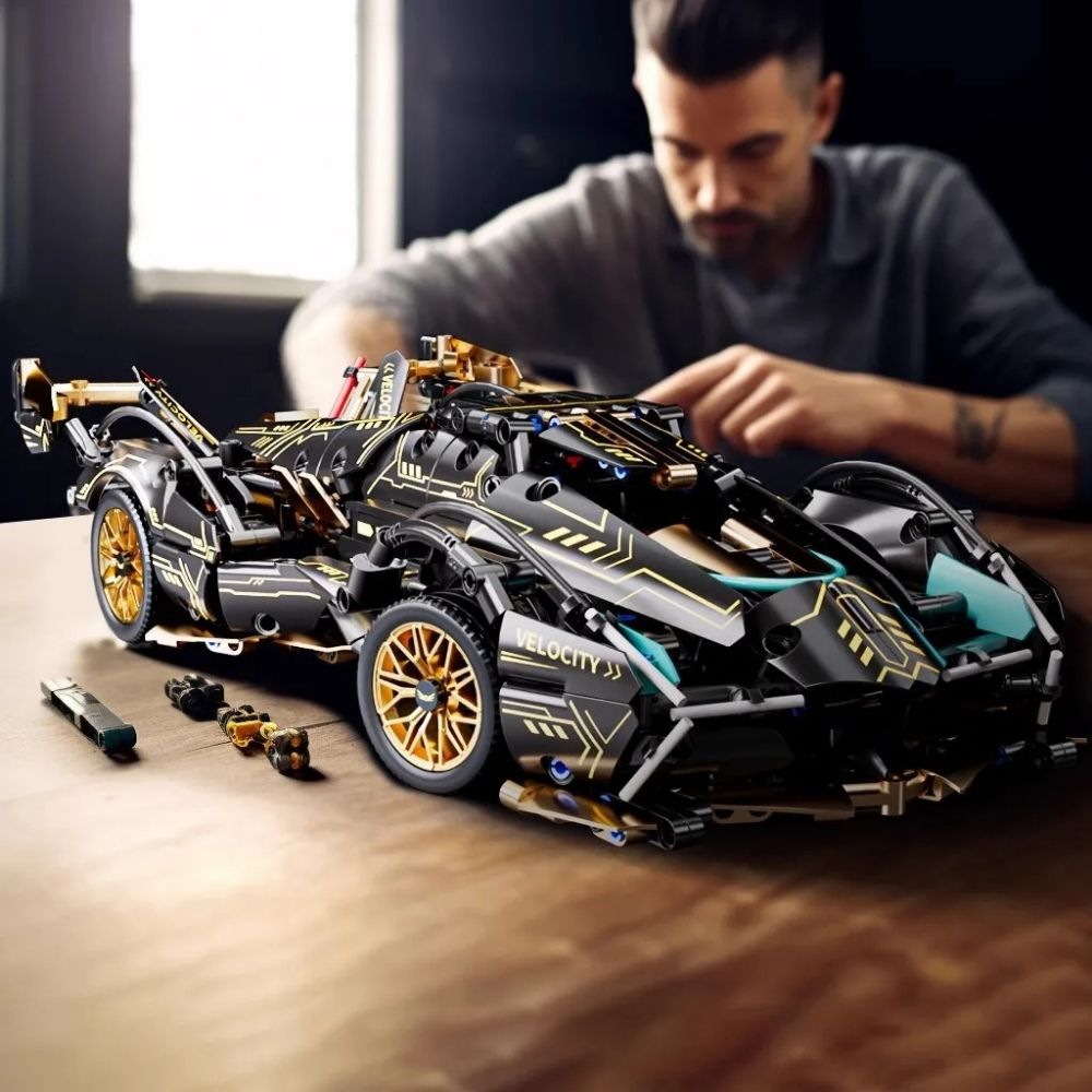 İtalyan Konsept Süper Car 1/14 - 1334 Parça