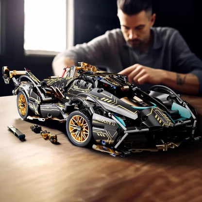 İtalyan Konsept Süper Car 1/14 - 1334 Parça