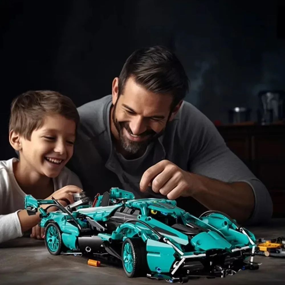 V12 Hiper Car- 1/14 - 1330 Parça