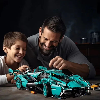 V12 Hiper Car- 1/14 - 1330 Parça