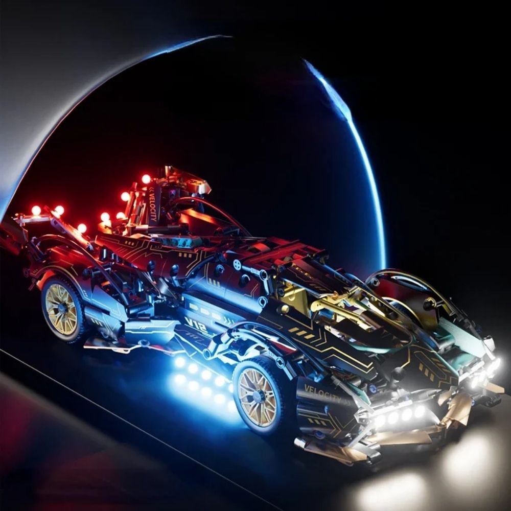 İtalyan Konsept Süper Car 1/14 - 1334 Parça