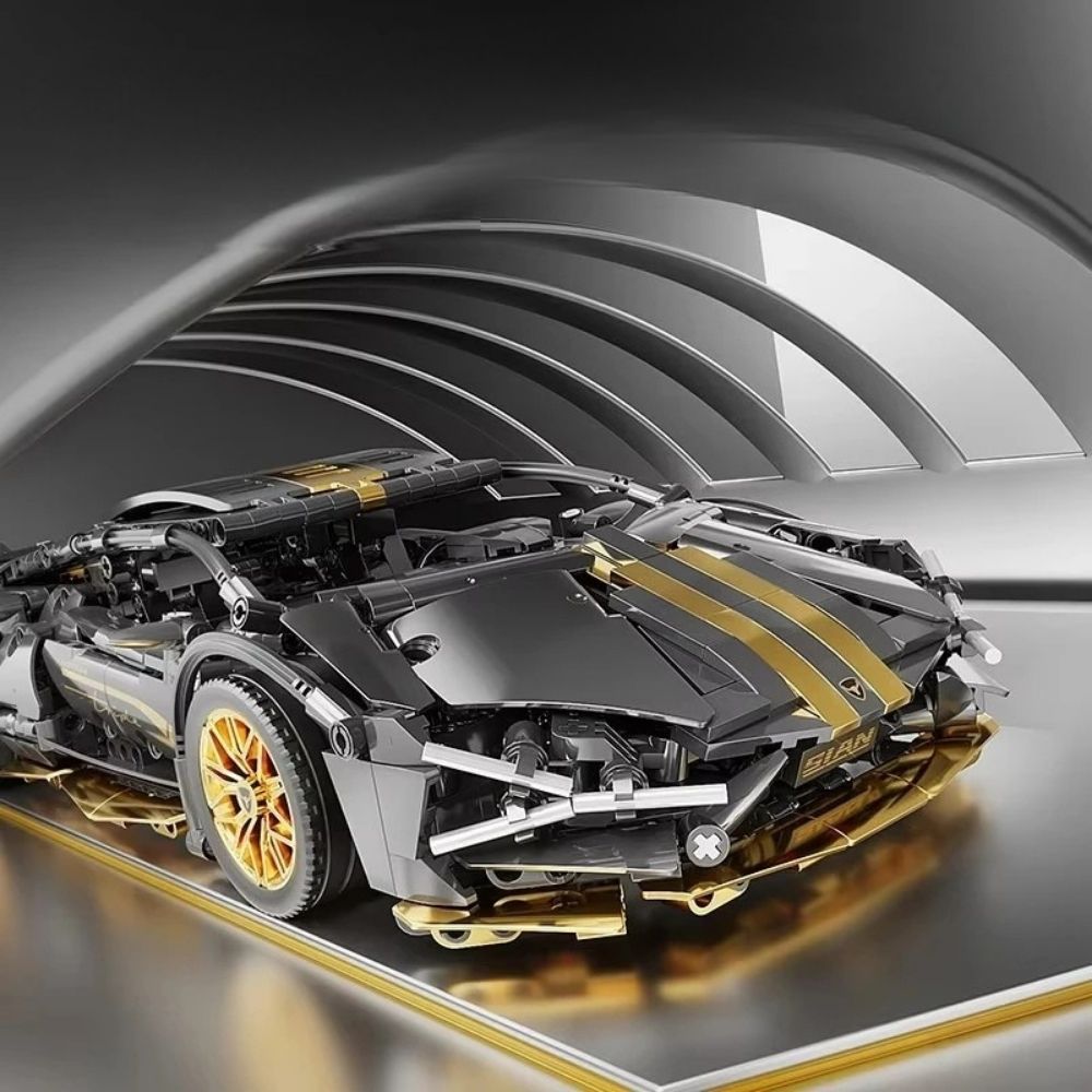Gold Lambo Süper Car 1/14 - 1280 Parça