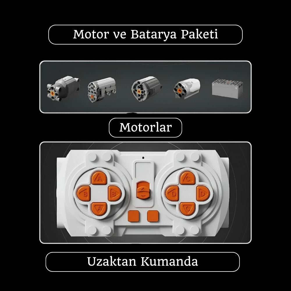 V12 Hiper Car- 1/14 - 1330 Parça