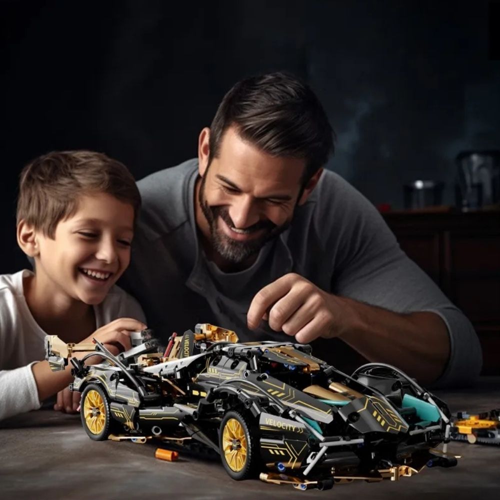 İtalyan Konsept Süper Car 1/14 - 1334 Parça