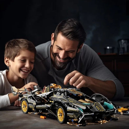 İtalyan Konsept Süper Car 1/14 - 1334 Parça