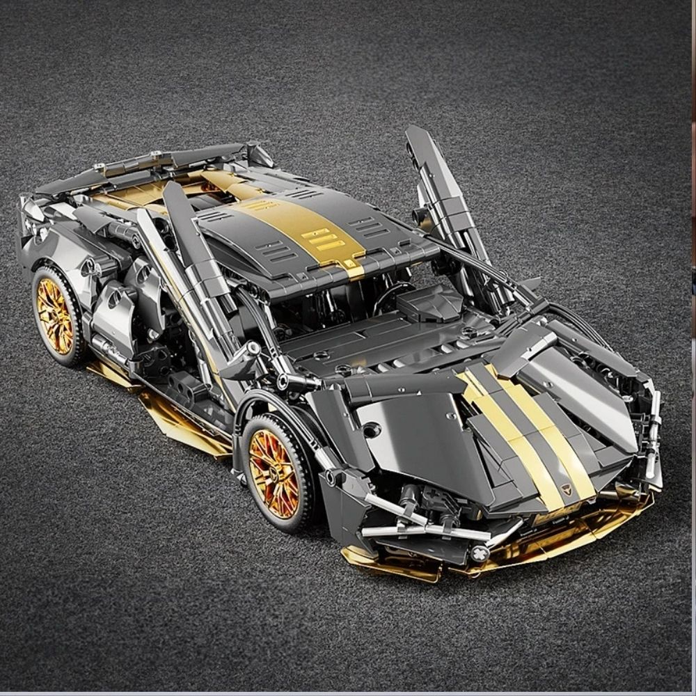 Gold Lambo Süper Car 1/14 - 1280 Parça