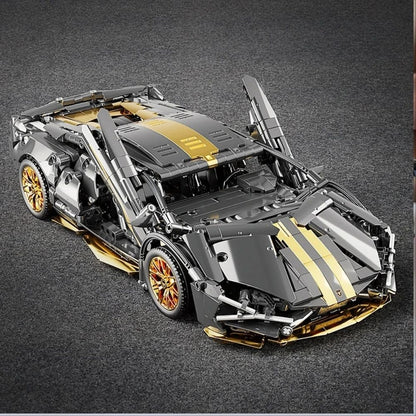 Gold Lambo Süper Car 1/14 - 1280 Parça