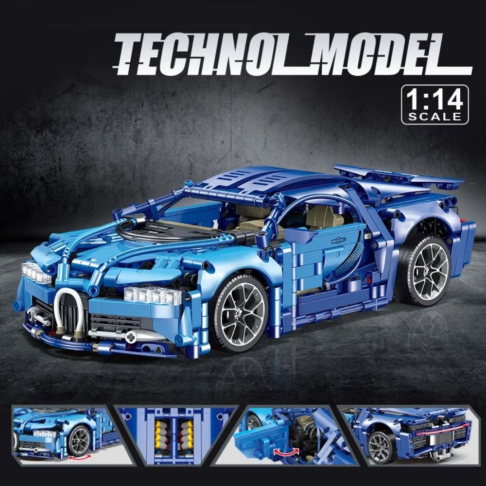 Chiron Süper Car 1/14 - 1300 Parça