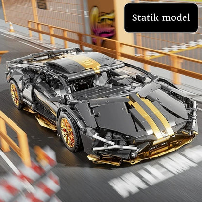 Gold Lambo Süper Car 1/14 - 1280 Parça