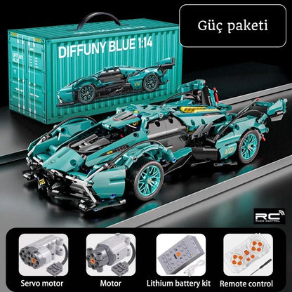 V12 Hiper Car- 1/14 - 1330 Parça