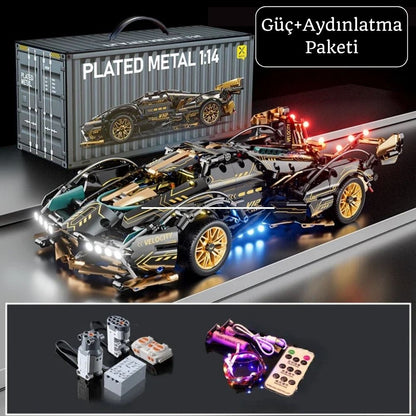 İtalyan Konsept Süper Car 1/14 - 1334 Parça