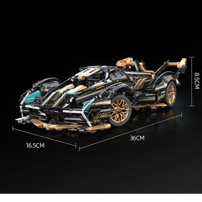 İtalyan Konsept Süper Car 1/14 - 1334 Parça