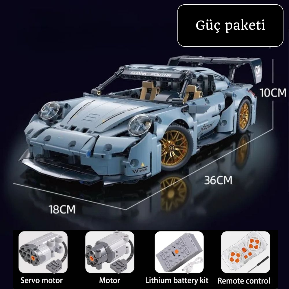 Porsche 911 Süper Car 1/14 - 1280