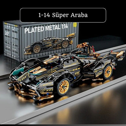 İtalyan Konsept Süper Car 1/14 - 1334 Parça